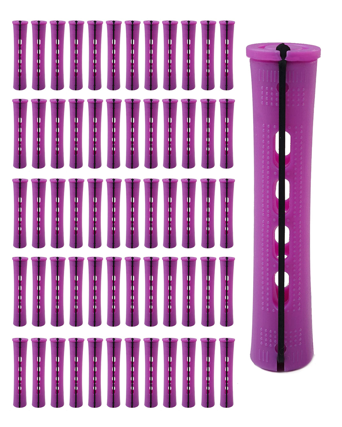 DF DUALFERV 60-pack perm rods for easy at-home curling.