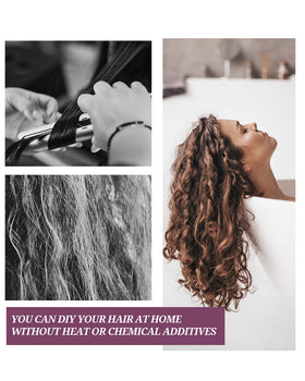 DF DUALFERV reusable rollers provide heat-free styling.