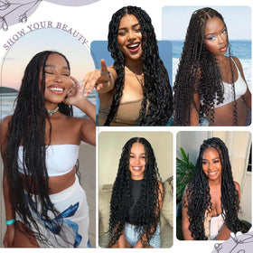 DFHIHCP braided hair closeup shows smooth, tangle-free texture