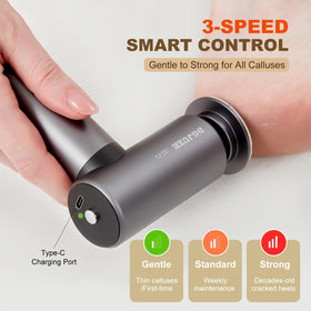 DGJUZE 2600mAh battery powers cordless foot care sessions