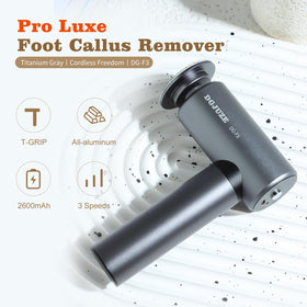 DGJUZE foot file with 3 speeds for gentle to strong callus care