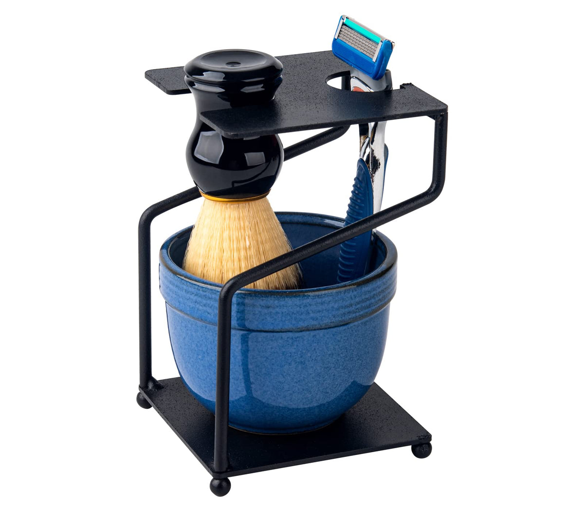 dgudgu shaving brush and bowl set shown for daily grooming