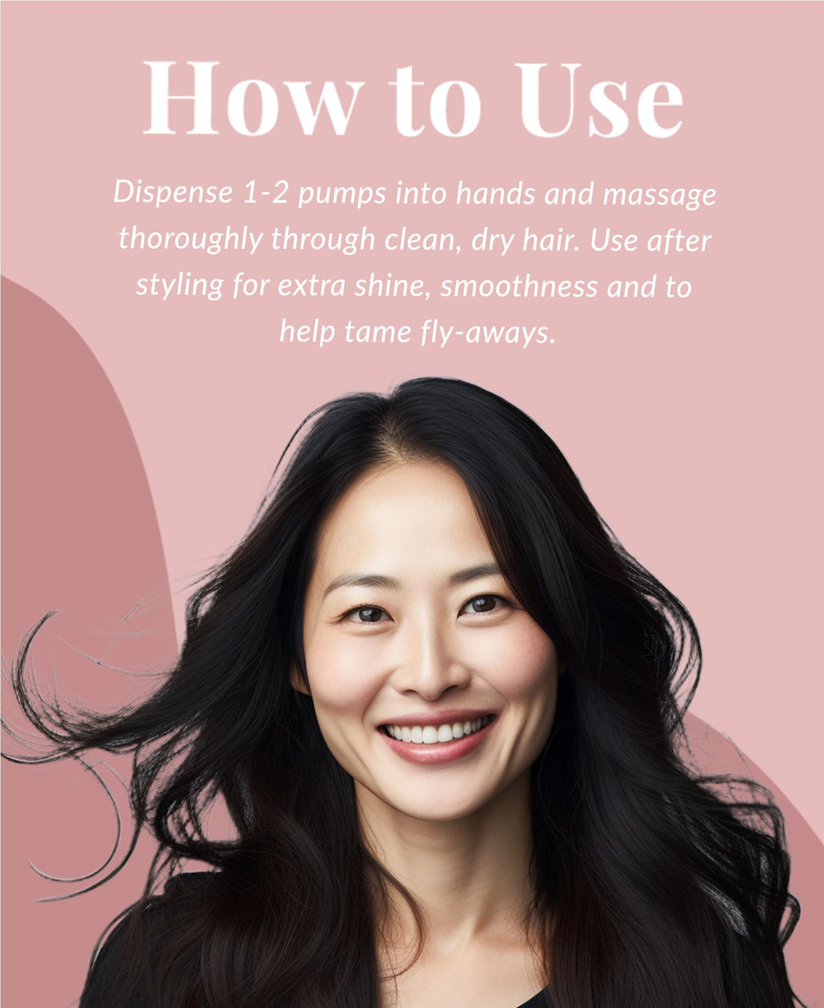 DHC After Bath Hair Oil helps tame fly-aways for smoother looks.