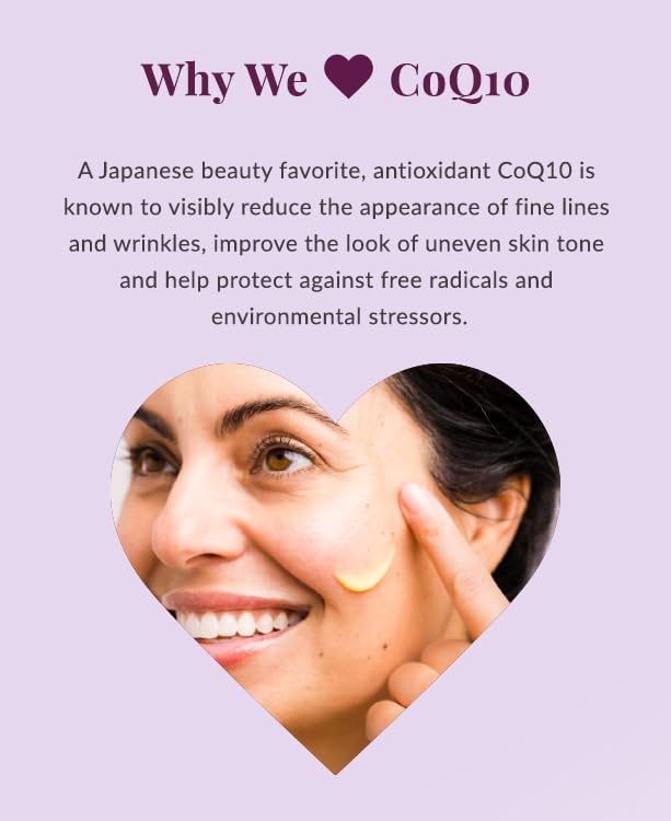 DHC CoQ10 Eye Cream under-eye application demonstrates targeted hydration.