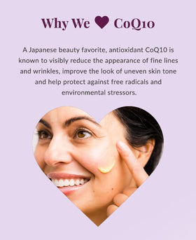 DHC CoQ10 Lotion label emphasized alcohol-free formula for sensitive skin.
