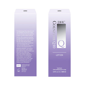 Mature skin shown with DHC CoQ10 Lotion for subtle brightness.