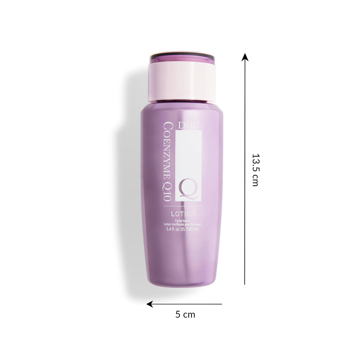 Morning skincare scene featuring DHC CoQ10 Lotion ready for moisturizer.