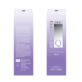 DHC CoQ10 Milk ingredient overview emphasizes CoQ10 benefits.