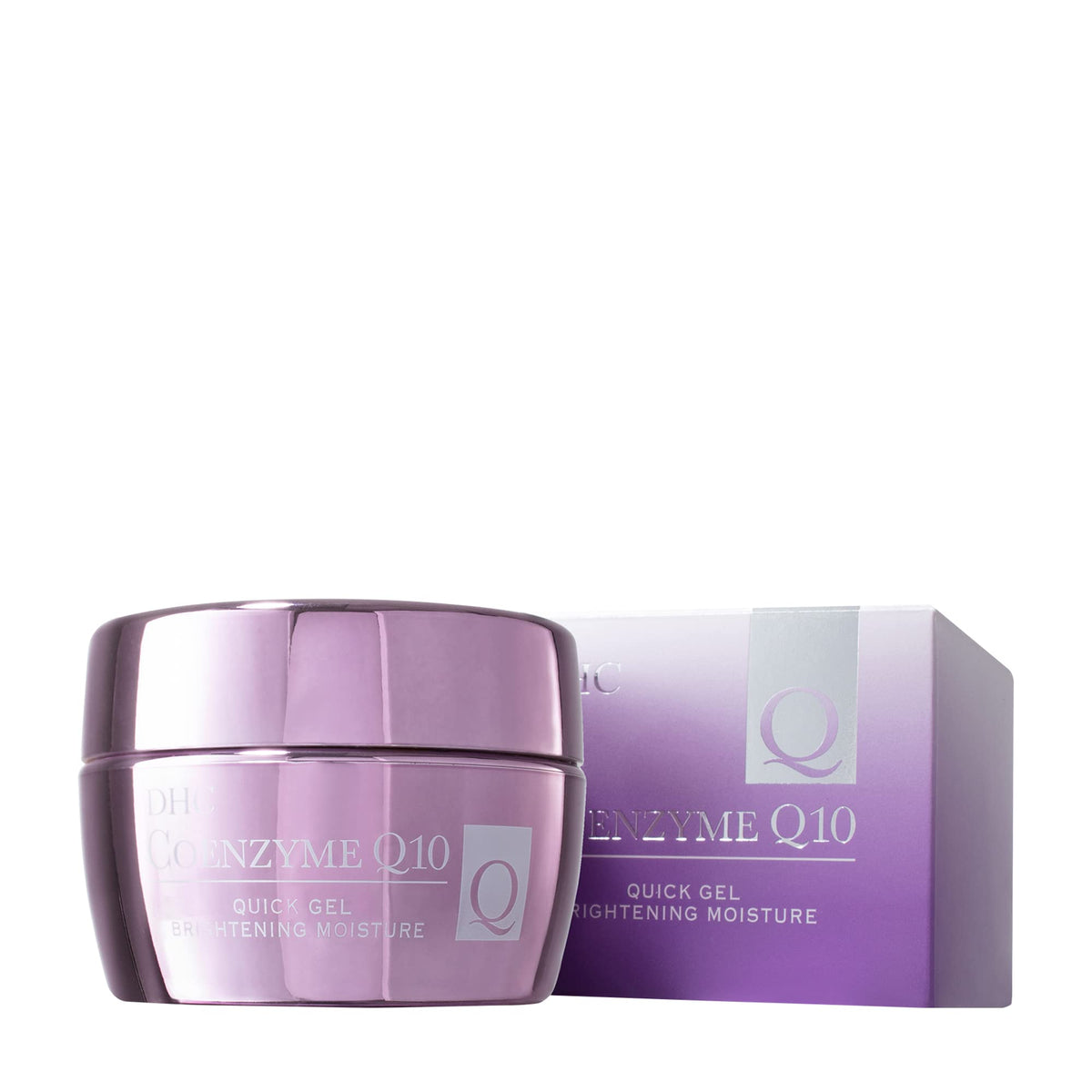 DHC CoQ10 Quick Gel cream texture closeup for smooth skin.
