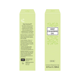 DHC Deep Cleansing Oil rosemary-oil visual suggests refreshing cleanse