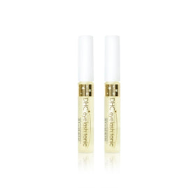 DHC Eyelash Tonic bottle front with colorless serum for daily conditioning.