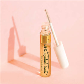 DHC Eyelash Tonic under-mascara-use example for daytime wear.