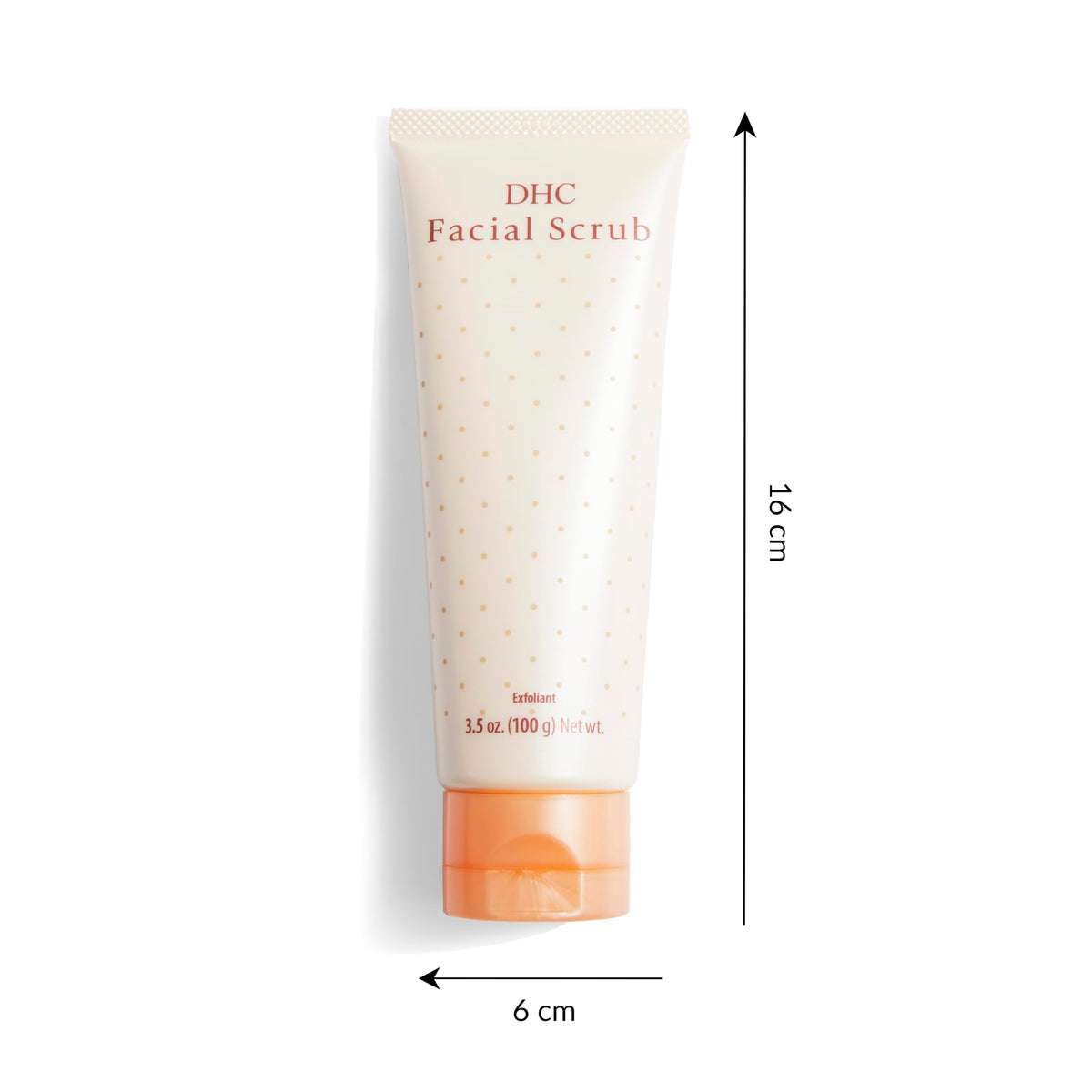 DHC Facial Scrub soapnut extract image; cleansing action for refreshed skin.