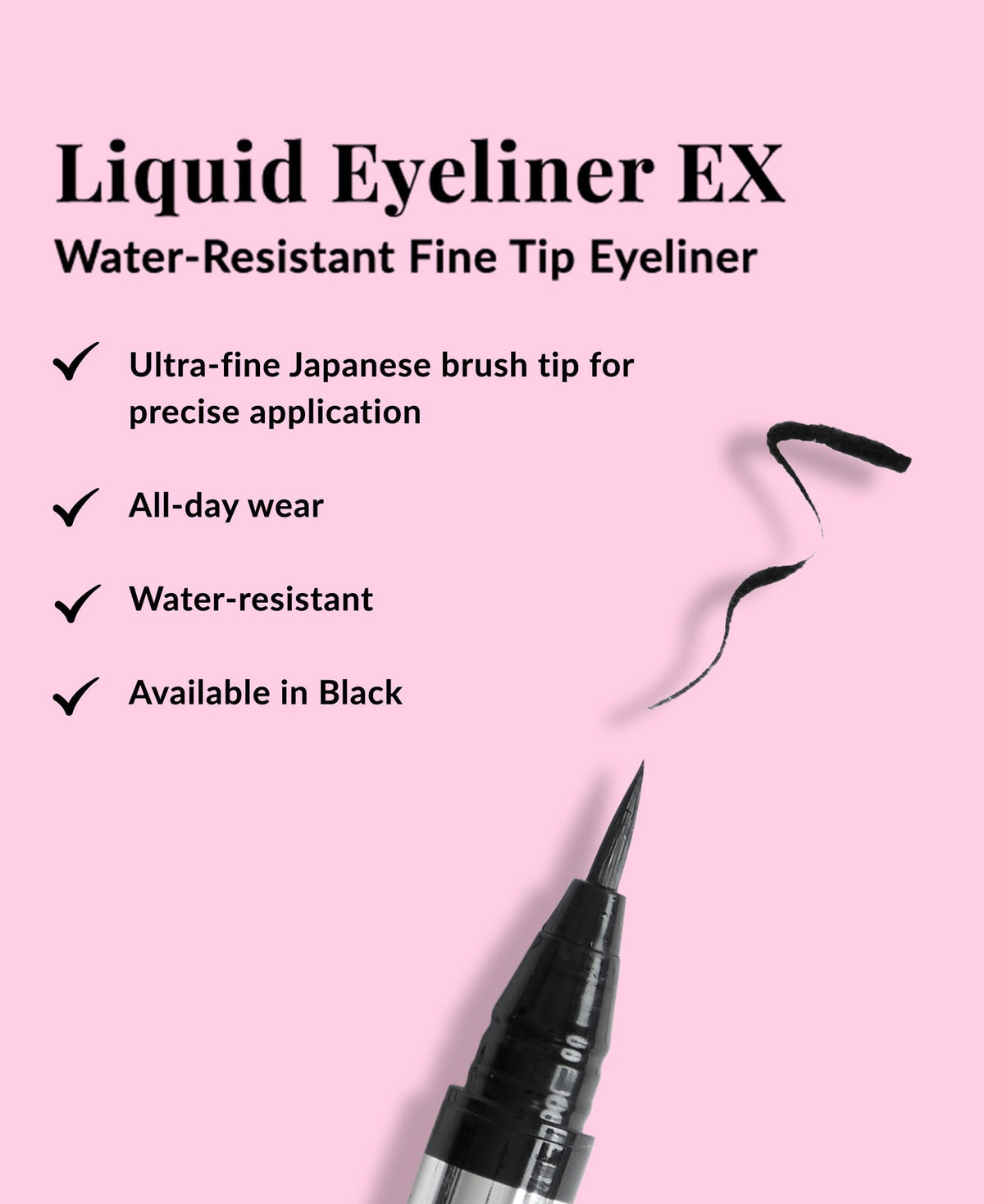 DHC ultra-fine brush tip enabling precise application.