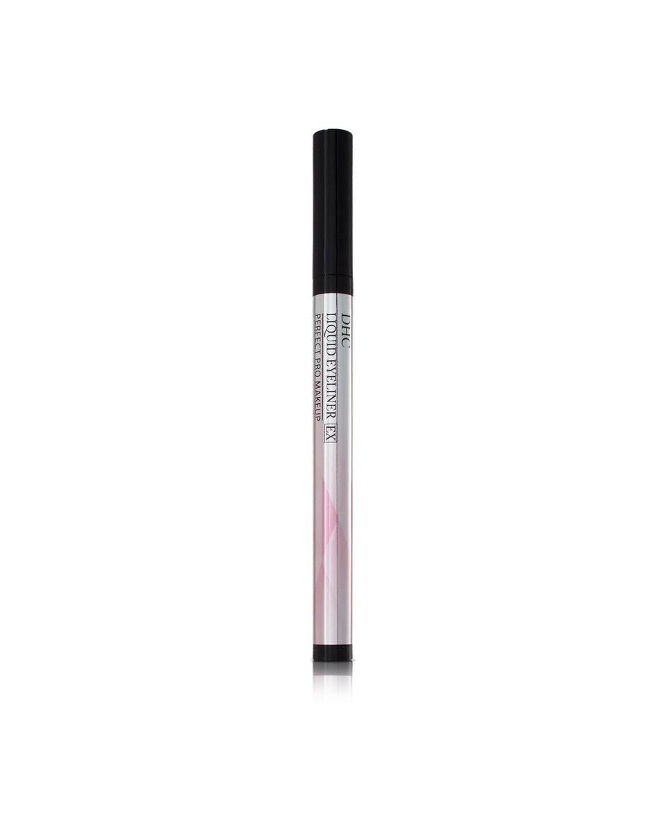 DHC Liquid Eyeliner EX bottle and tip for steady, smudge-proof lines.