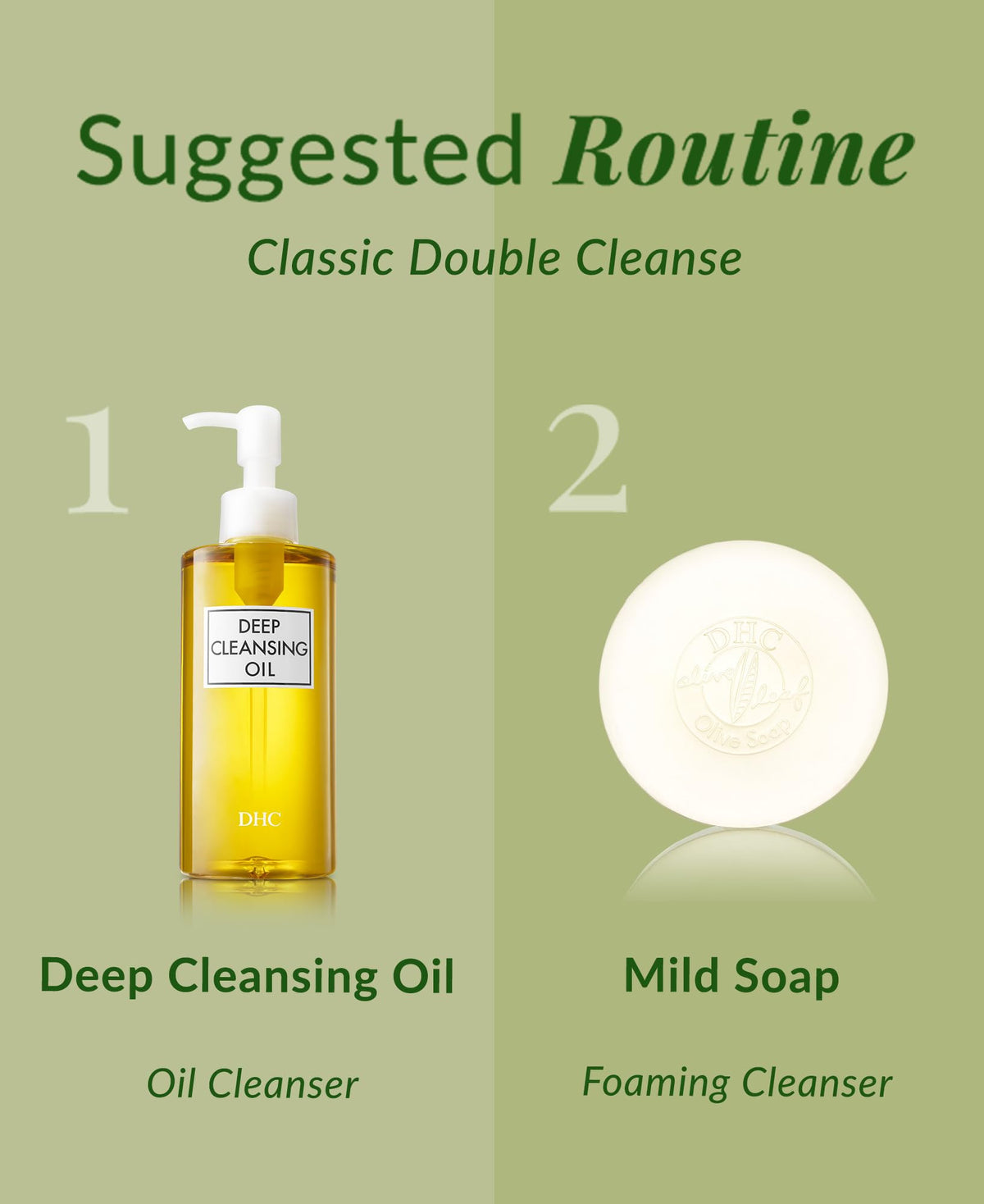 DHC Mild Soap triple pack packaging as a convenient daily skincare essential.
