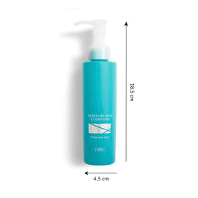 DHC hydration delivery system visualizes deep moisture during exfoliation.
