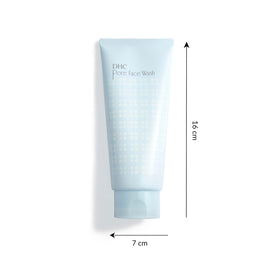 DHC Pore Face Wash bottle in double cleanse setup.