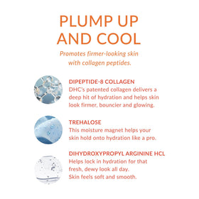DHC Super Collagen Supreme Mist used over makeup for dewy glow