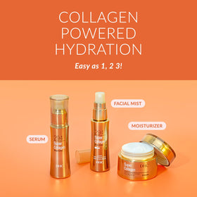 DHC Super Collagen Supreme Mist packaging highlights portable on-the-go hydration