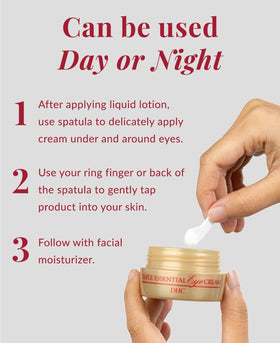 Antioxidant-rich plant blend in DHC eye cream brightens the eye area