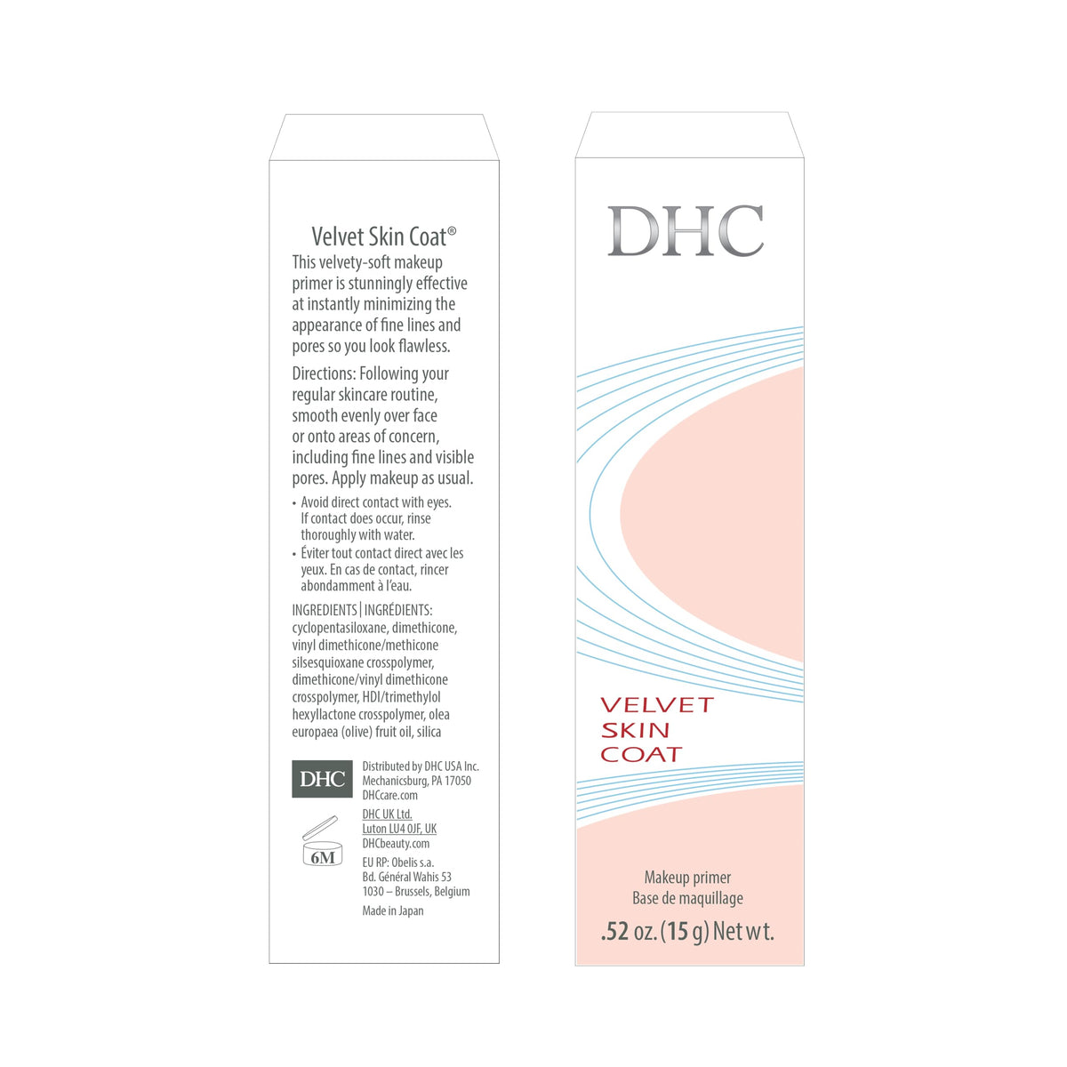 DHC Velvet Skin Coat pore-minimizing effect for even texture
