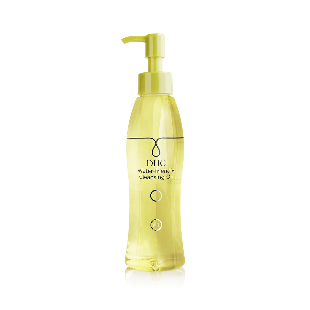 DHC Water-Friendly Cleansing Oil bottle pour for easy makeup removal