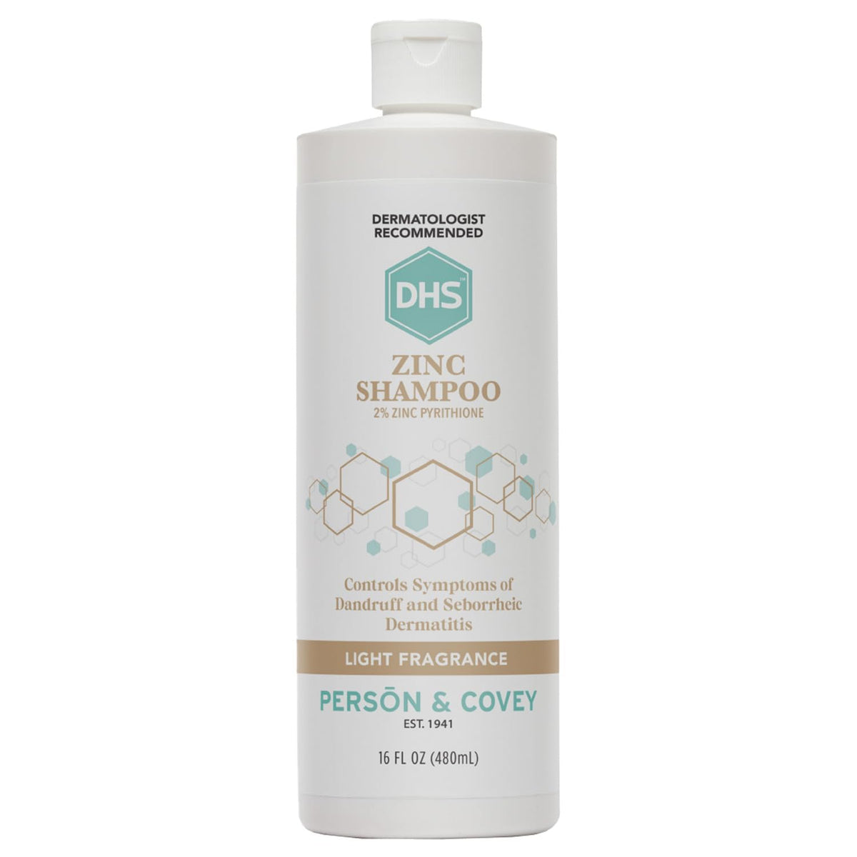 DHS Zinc Shampoo bottle 473ml for daily scalp care