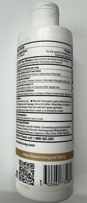 DHS Zinc Shampoo reduces flakes with regular use on scalp