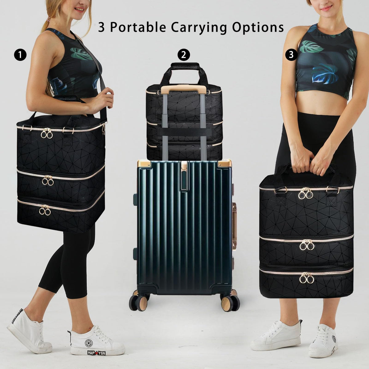 DHXYZZB padded protection and shoulder strap for comfortable travel.