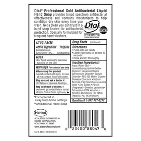 Dial 88047 antibacterial refill shown with a pump bottle for frequent handwashing
