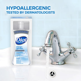 Dial Complete Clean + Gentle foaming hand wash hydrates skin with each wash.