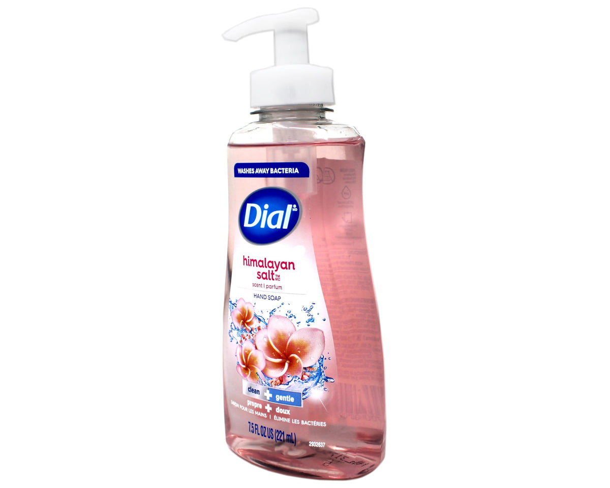 Dial Himalayan Pink Salt & Water Lily hand soap lather forming gentle foam.