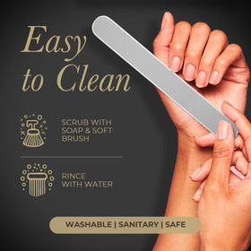 Diamancel diamond nail file for daily upkeep and quick touch-ups