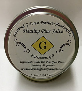 Diamond Healing Pine Salve jar full view for everyday skin hydration