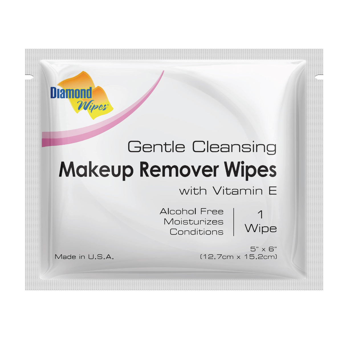 Diamond Wipes face cleansing wipe closeup for gentle makeup removal.