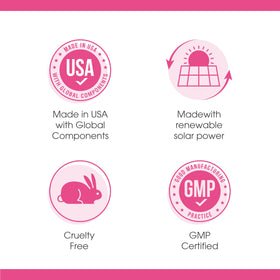 Diamond Wipes wipe contains cotton, rice extracts, and aloe for gentle cleansing.