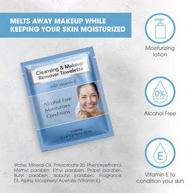 Diamond Wipes sensitive skin formula with aloe and cotton