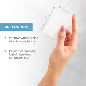 Diamond Wipes vitamin E ingredient label on packaging