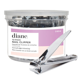 Diane D904 nail clippers pack72 front view for bulk salon supply.