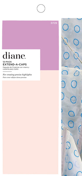 Diane Extend-A-Cap caps with durable sewn edges for long life.