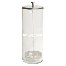 Diane glass sterilizing jar with large capacity for efficient tool disinfection