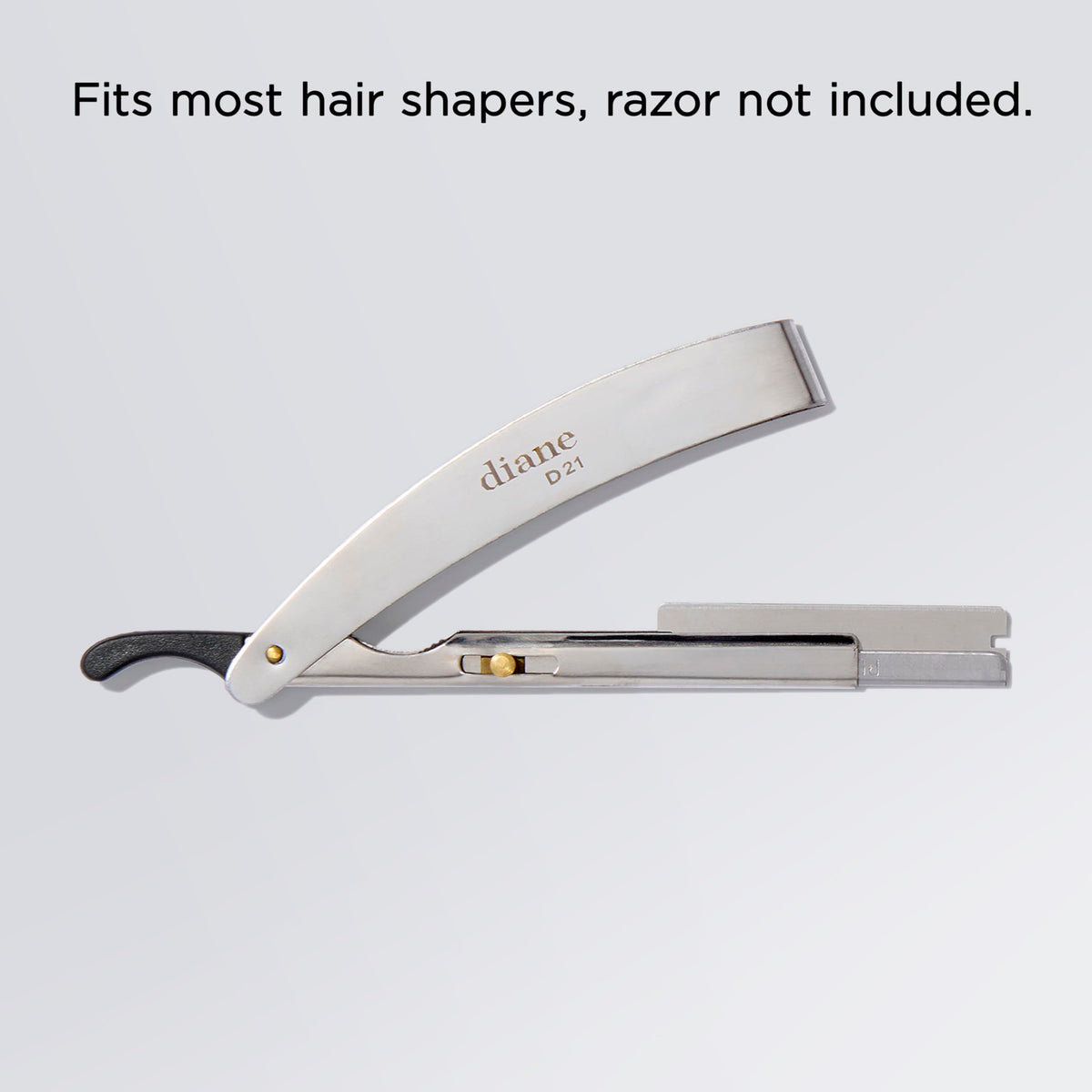 Diane professional barber using shaper blades for precise trimming