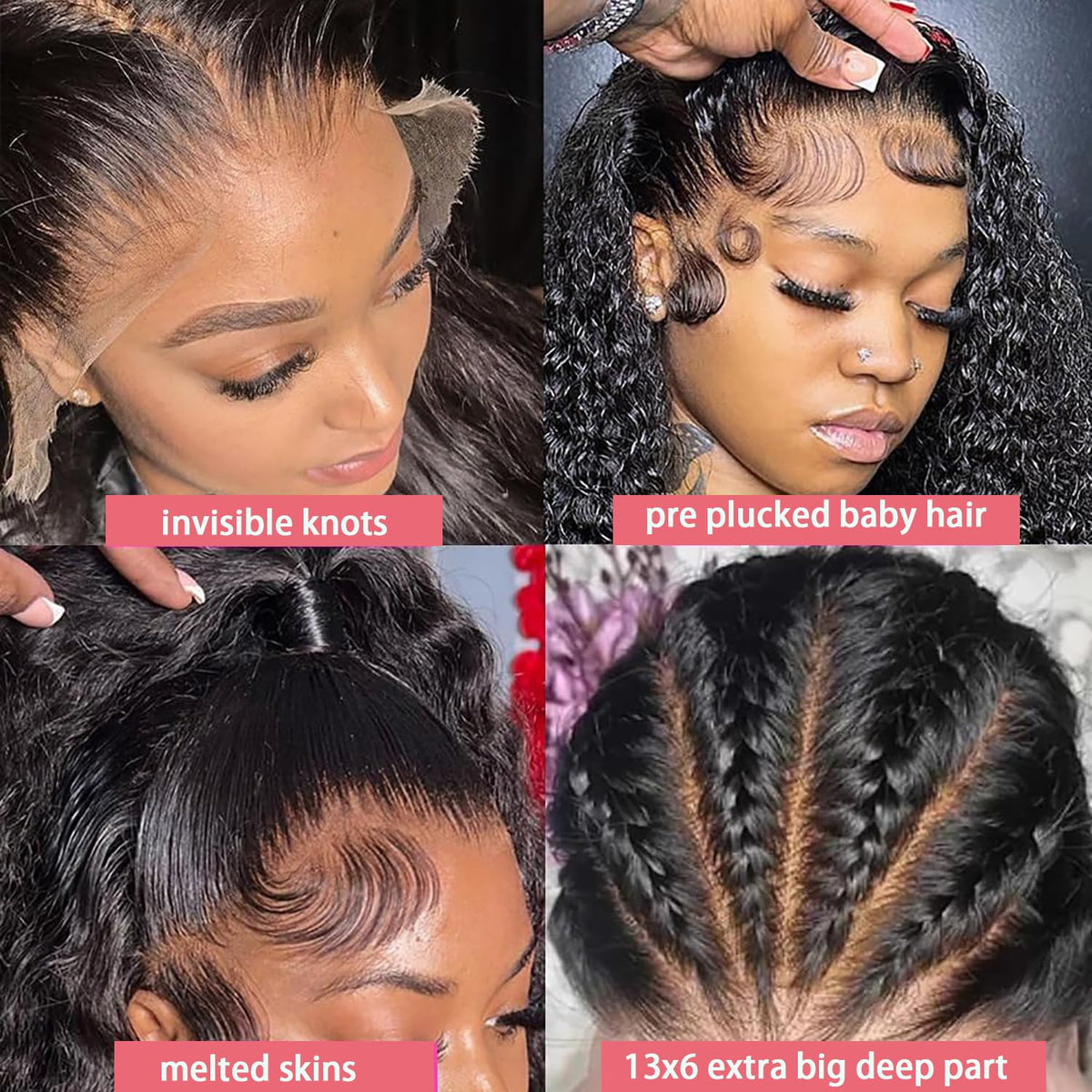 Dianthe pre-plucked baby hair for a lifelike hairline with minimal styling