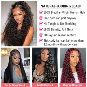 Dianthe side-part styling offers versatile looks from casual to formal