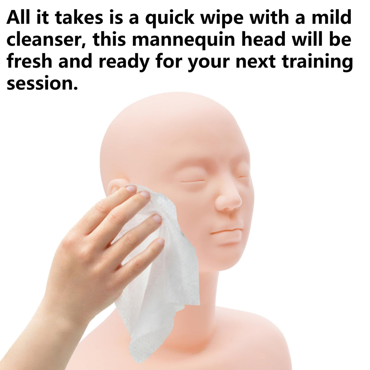 Dicunoy esthetics head provides stable base for confident practice sessions.
