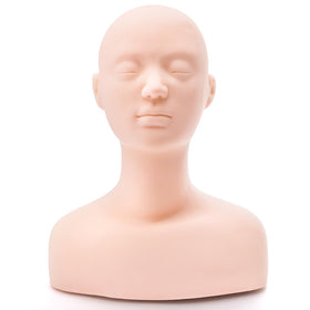 Dicunoy soft PVC skin provides realistic touch during beauty training sessions.