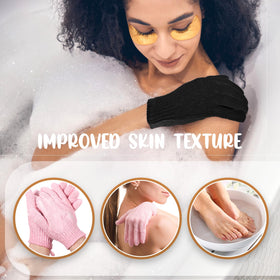 Didaey 104-pcs bath glove pack provides ample supply for families.