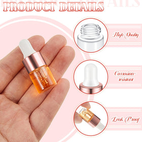 Didaey rose gold cap bottle preserves perfume oils securely.
