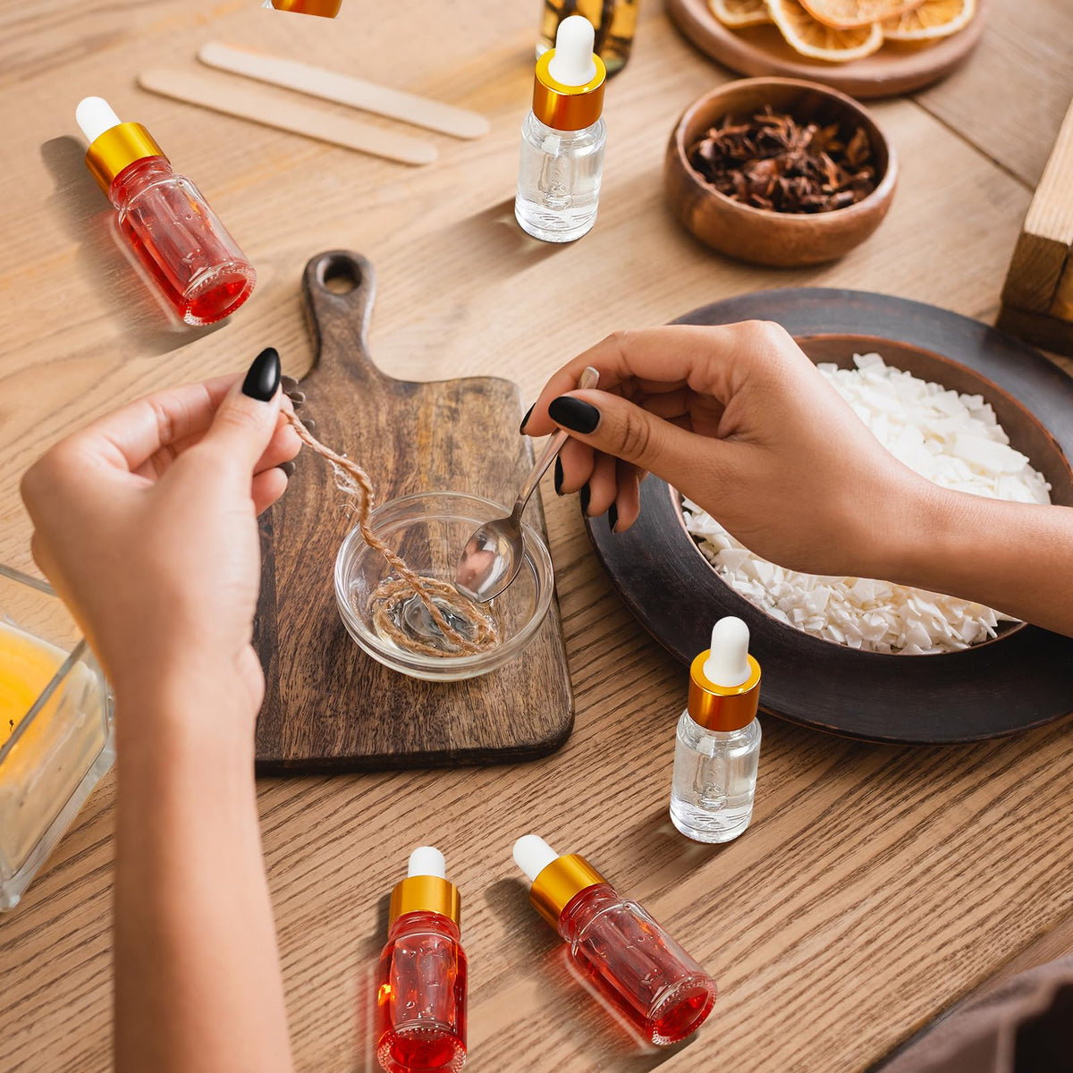 Didaey empty bottle set, 10ml, versatile for cosmetics and DIY blends
